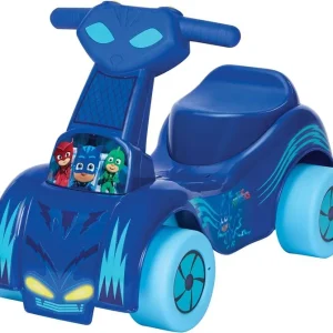PJ Masks Quadriciclo Cat-Car Push ‘n Scoot con Suoni e Ampia Seduta | 48cm x 24cm x 21cm