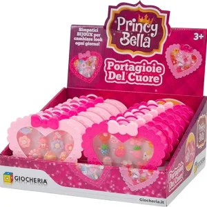 Princy Bella Portagioie Del Cuore Con Anelli Principessa 2 Colori | 13cm x 3cm x 11cm