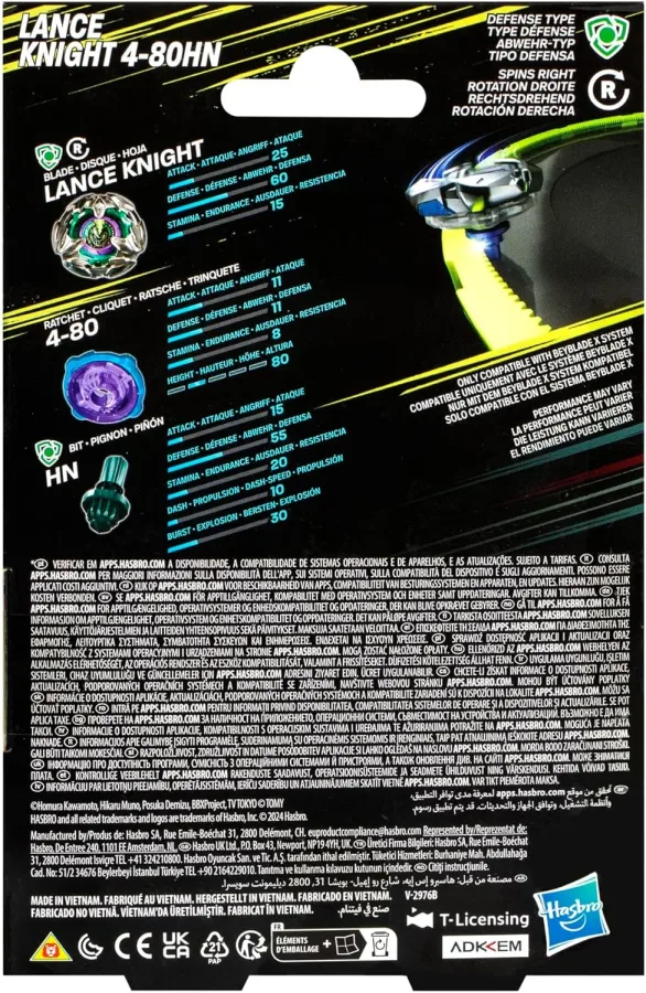 Beyblade X – Serie assortita con lanciatore – Hasbro | 3cm x 3cm x 3cm - immagine 5