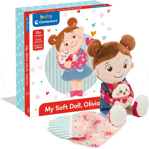 Olivia My Soft Doll – Bambola morbida – Clementoni | 30,5cm x 11cm x 26,5cm - immagine 3