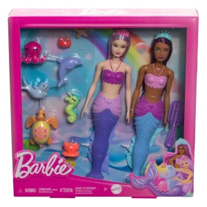 Barbie Mermaid Dolls – Confezione da 2 – Mattel | 33cm x 32cm x 6cm