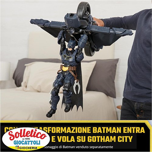 Batcycle 2 in 1 – Batman Adventures: Vola con Spin Master! (DC / 606795) - immagine 5