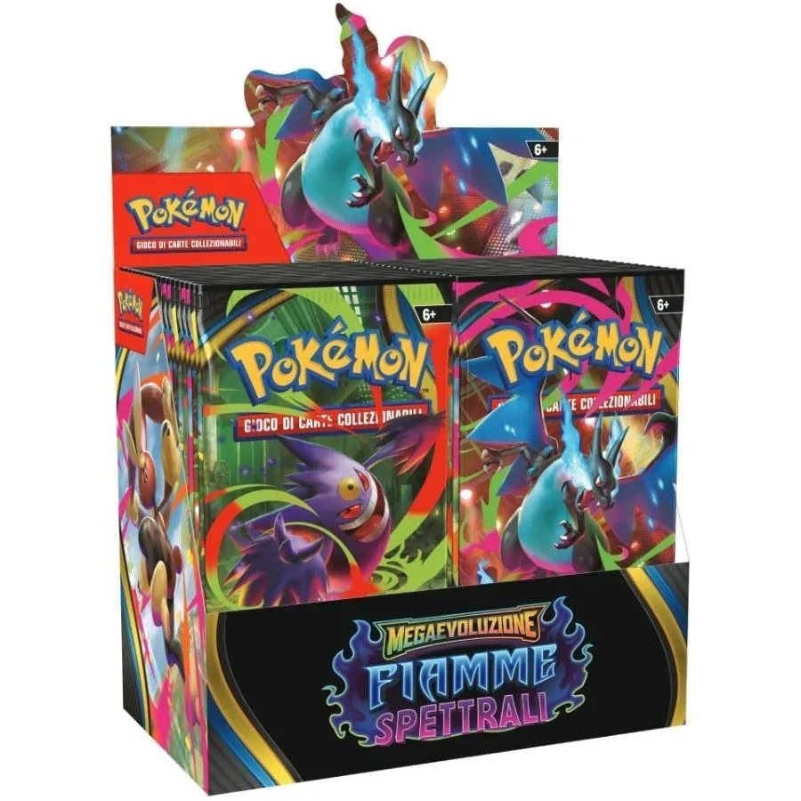 Booster Box Fiamme Spettrali – Pokémon TCG | 13,5cm x 7,5cm x 12cm - immagine 3