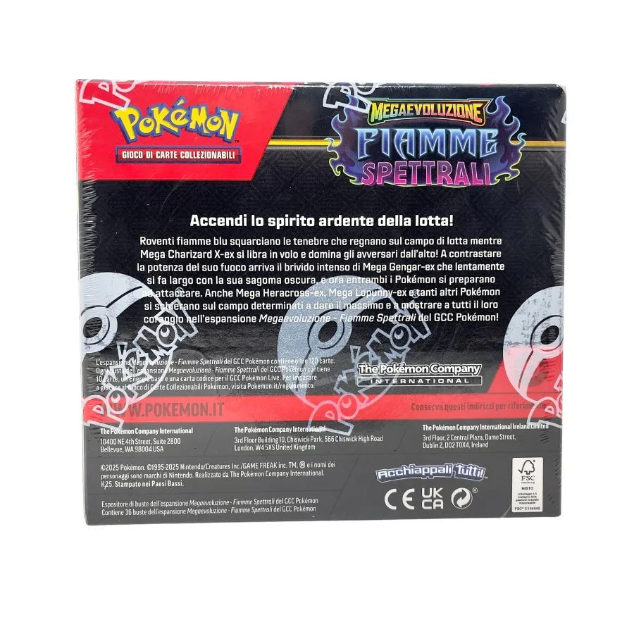 Booster Box Fiamme Spettrali – Pokémon TCG | 13,5cm x 7,5cm x 12cm - immagine 5