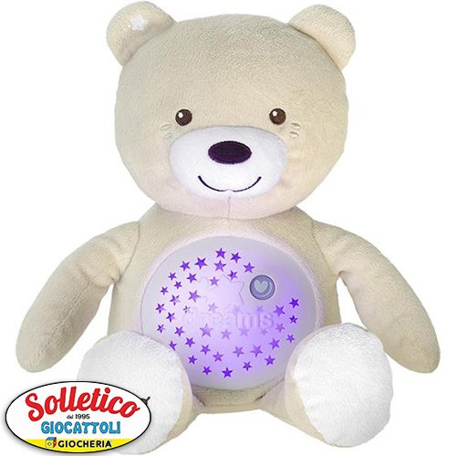 Baby Bear Pupazzo Proiettore Chicco: Dolce Sonno per il Tuo Bambino (0+ Mesi / 30 Minuti di Musica Classica / 43318) - immagine 5