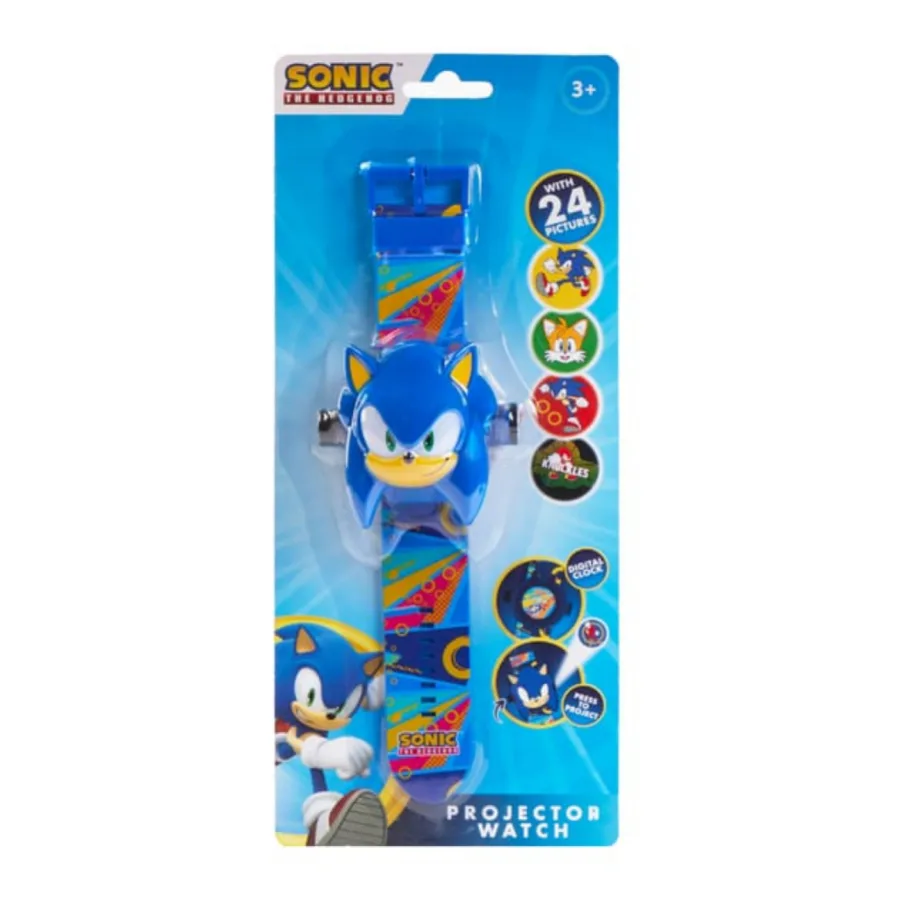 Orologio Proiettore Sonic con 24 Immagini Digitali