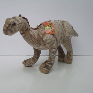 Dinosauro Peluche marmorizzato marrone con suono lungo 70 cm