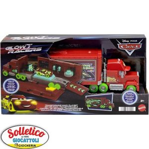 Cars Transforming Mack Playset – Glow Racers – Mattel | ‎33cm x 7cm x 10cm