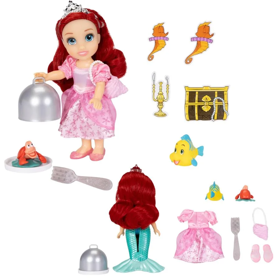 Disney Princess Ariel – Playset Sea and Land – Jakks Pacific | 22cm x 6cm x 19cm - immagine 3