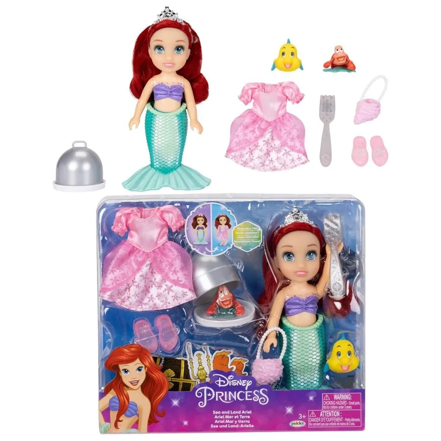 Disney Princess Ariel – Playset Sea and Land – Jakks Pacific | 22cm x 6cm x 19cm - immagine 4