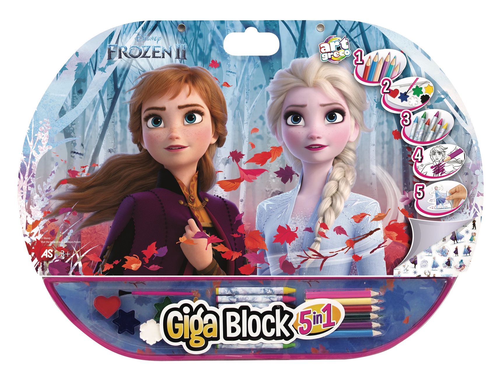 ALBUM CREATIVO 5 IN 1 DI FROZEN II