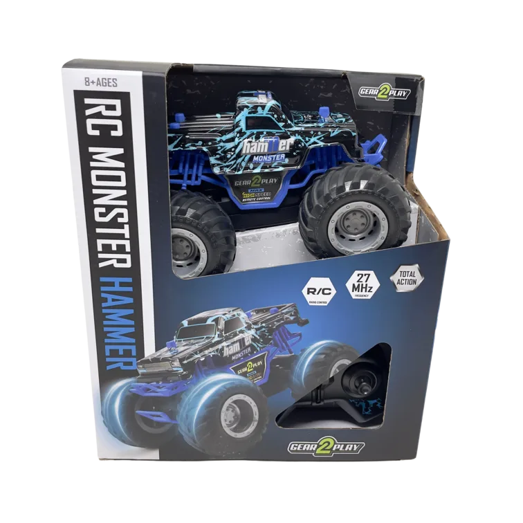 Veicolo Radiocomandato RC Monster Hammer – Gear2Play | 20,5cm x 13,5cm x 23,5 cm