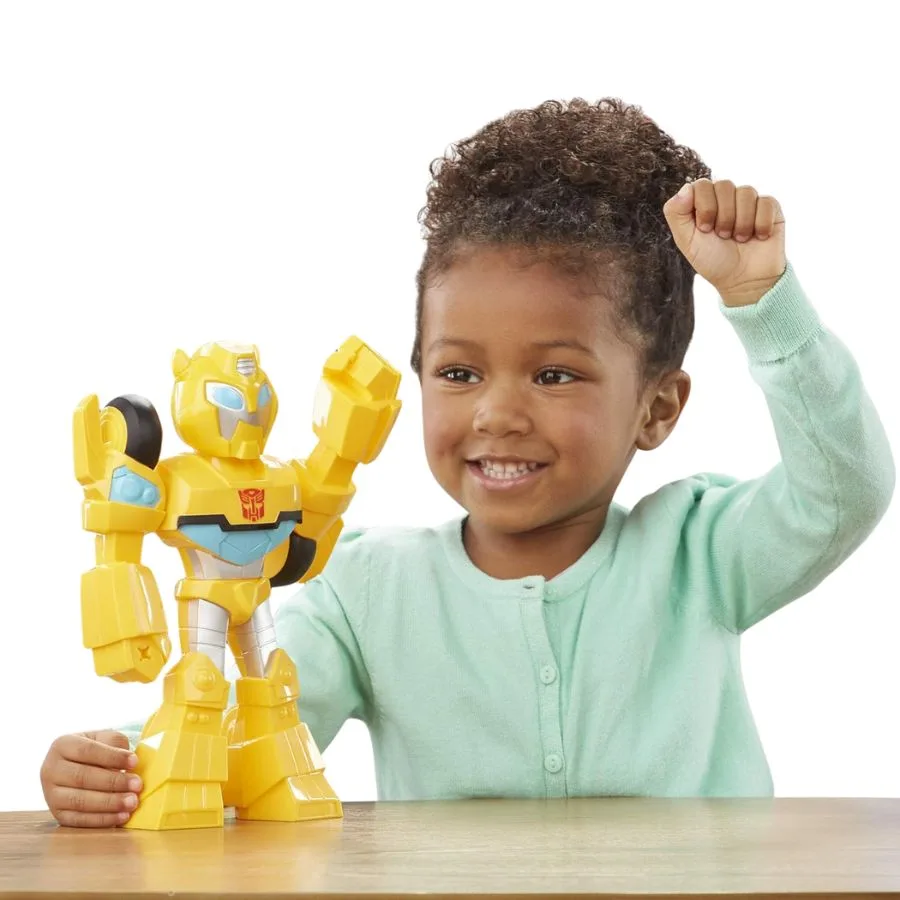 Figure Transformers Mega Mighties 27cm – Assortite – Transformers Rescue Bots Academy – Hasbro | 19cm x 7cm x 27cm - immagine 4