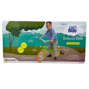 Balance Bike – Giò Baby – Bicicletta Senza Pedali per Bambini | Altezza 103 cm