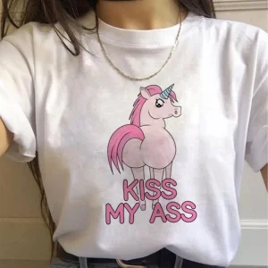 Maglietta Unicorno – Kiss My Ass