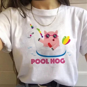 Maglietta Unicorno – Maiale in Piscina