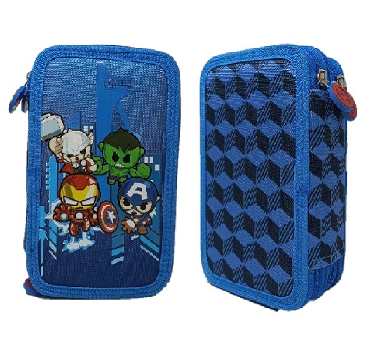 Astuccio 3 zip marvel - immagine 2
