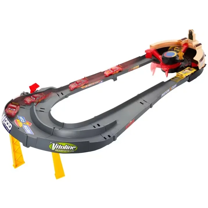 Cars NASCAR – Lane Change Race Playset – Mattel | 45cm x 9cm x 25cm - immagine 4