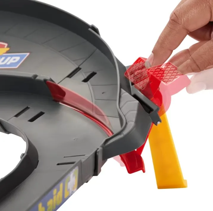 Cars NASCAR – Lane Change Race Playset – Mattel | 45cm x 9cm x 25cm - immagine 7