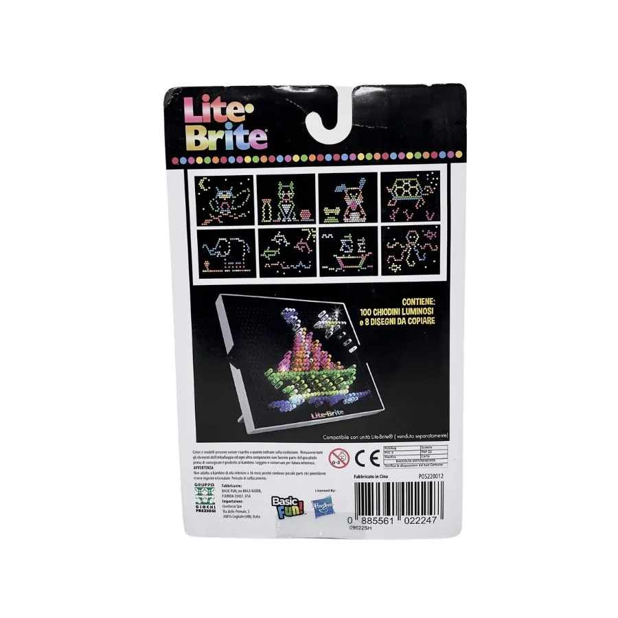 Lite Brite 100 Chiodini Luminosi – Giocheria | 13cm x 4cm x 20cm - immagine 3