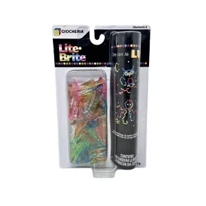 Lite Brite 100 Chiodini Luminosi – Giocheria | 13cm x 4cm x 20cm