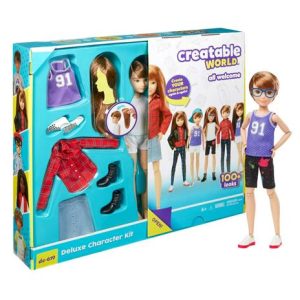 MATTEL – CREATABLE WORLD – Kit di personaggi Deluxe dc-619