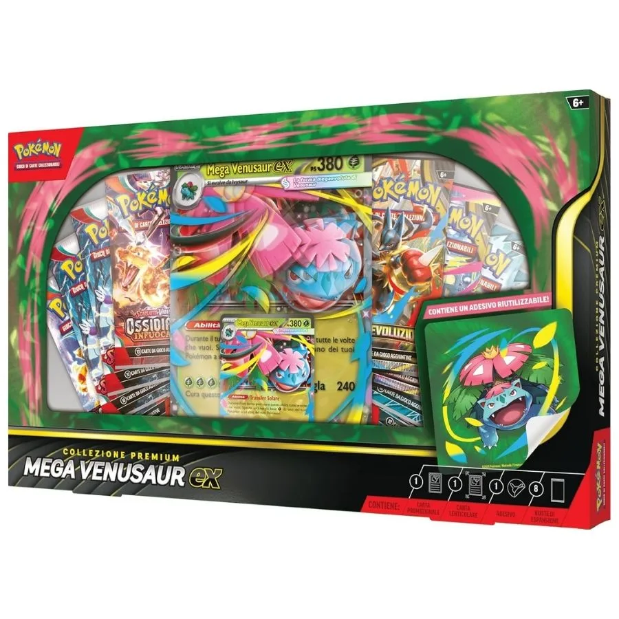 Mega Venusaur ex Premium Collection – Pokémon TCG | 38,5cm x 4cm x 23cm - immagine 3