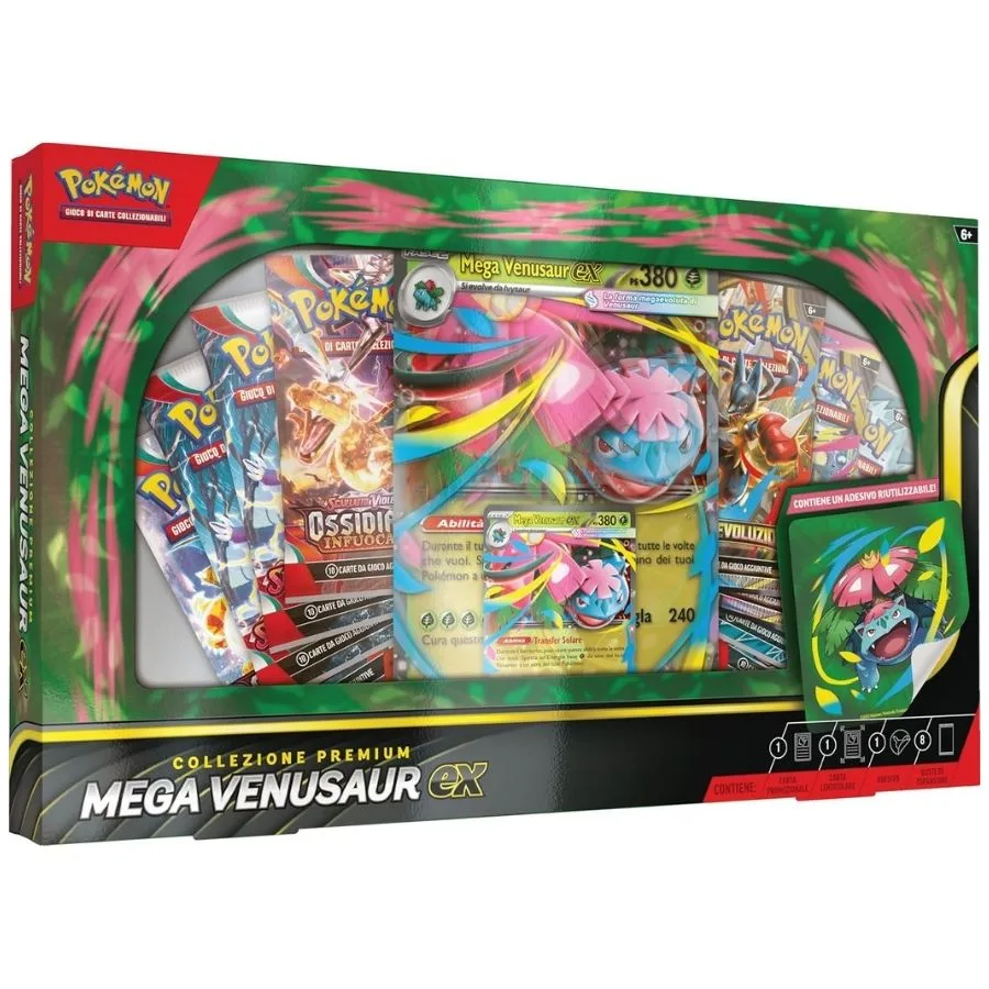 Mega Venusaur ex Premium Collection – Pokémon TCG | 38,5cm x 4cm x 23cm - immagine 2