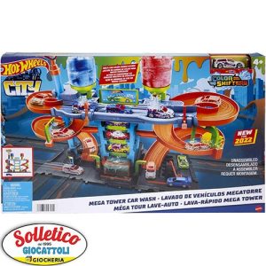 Mega Torre Autolavaggio – Hot Wheels™: Il Gioco Interattivo per Pulire e Trasformare le Auto