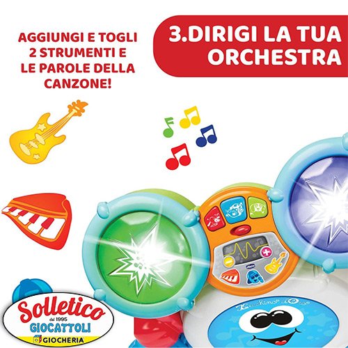 Chicco – Rocky the Drum: La Batteria Musicale Perfetta per Bambini - immagine 5
