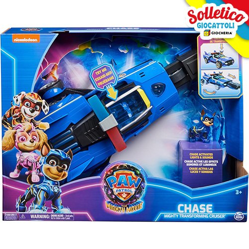 Paw Patrol – The Mighty Movie: Chase – Mighty Transforming Cruiser - immagine 3