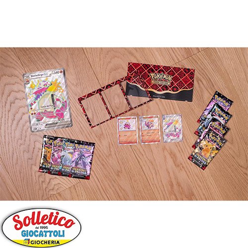 Pokémon Destino di Paldea – Collezione Premium Skeledirge-EX: Scheledirge Cromatico e 8 Buste! - immagine 4