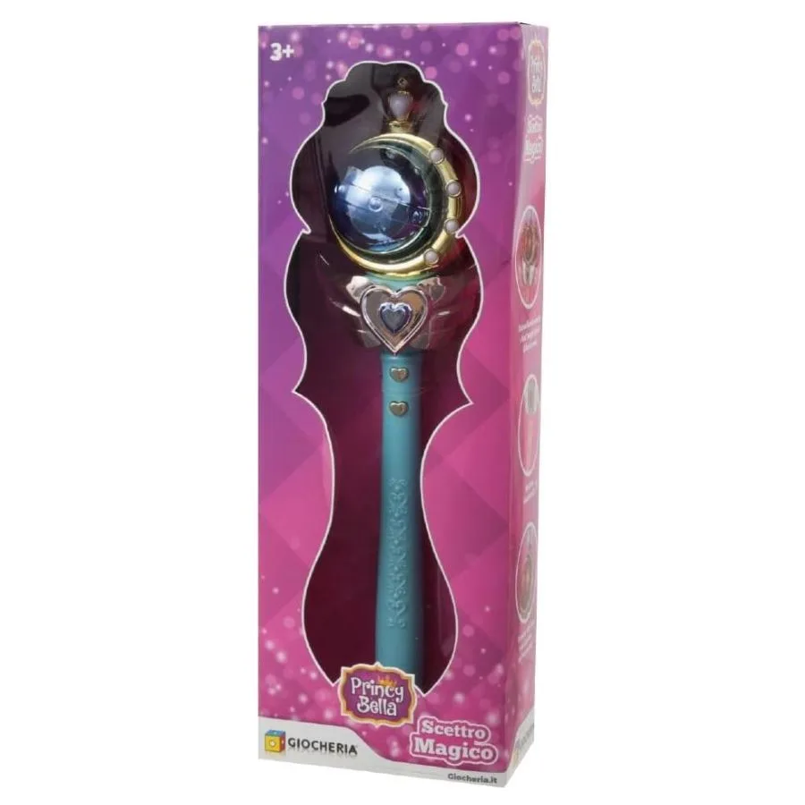 Scettro Magico Interattivo – Princy Bella 2 Modelli | 14cm x 7cm x 40cm - immagine 4