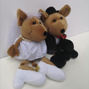 Topini sposini di peluche
