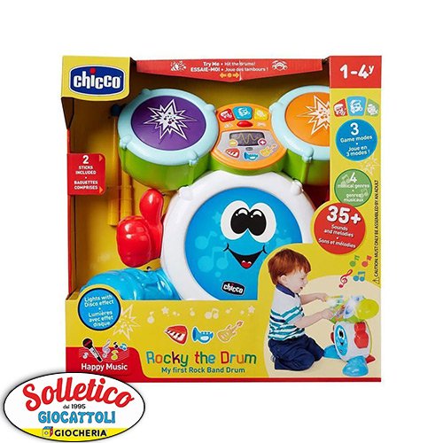 Chicco – Rocky the Drum: La Batteria Musicale Perfetta per Bambini - immagine 2