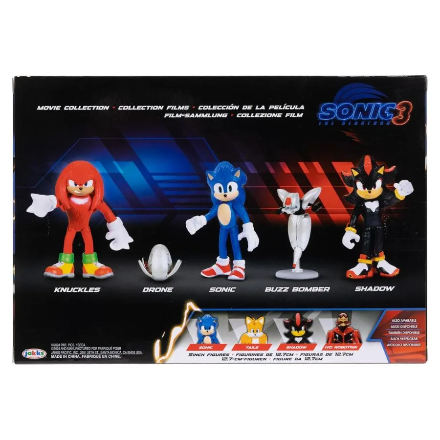 Sonic 3 Movie Collection – Jakks Pacific | 25,5cm x 7cm x 18cm - immagine 7