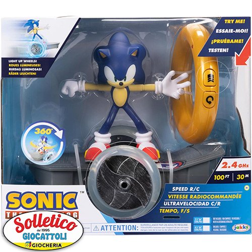 Sonic The Hedgehog – Radiocomando Jakks Pacific: Sfida la gravità con il tuo eroe!