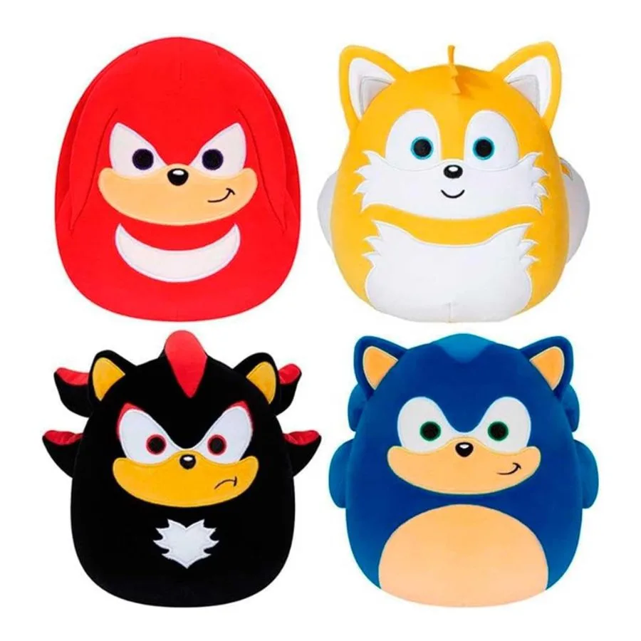 Squishmallows Sonic The Hedgehog – Peluche 25 cm Assortiti – Jazwares | 25cm x 15cm x 25cm