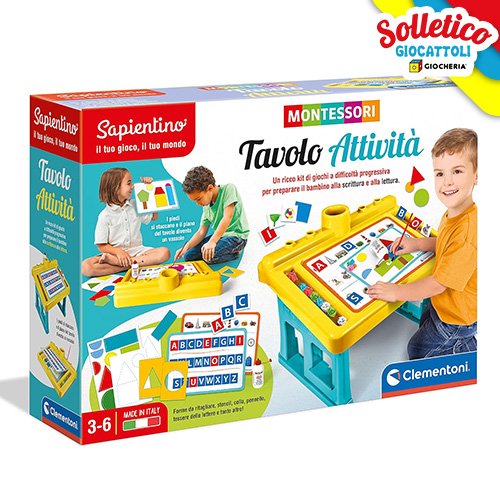Tavolo Attività Montessori: Sapientino – Clementoni