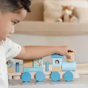 Little Dutch - Treno Personalizzabile - Blu Amici Della Foresta