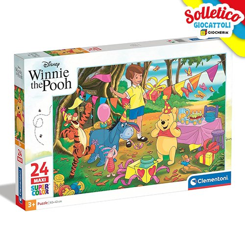 Puzzle (Super Color – 24 Pezzi) – Winnie The Pooh: Clementoni - immagine 2