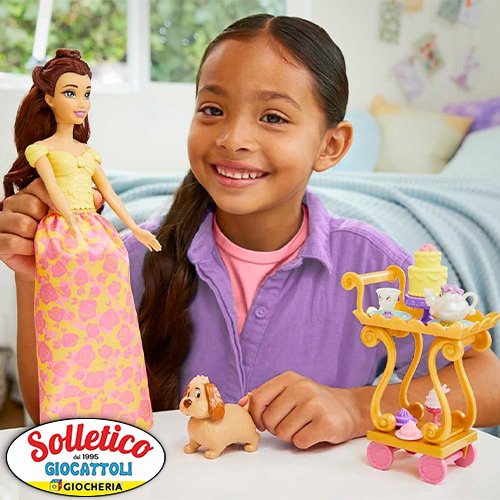 Disney Princess – Belle: Carrello Tea Time – Un Giorno da Principessa per le Tue Bambine! - immagine 8