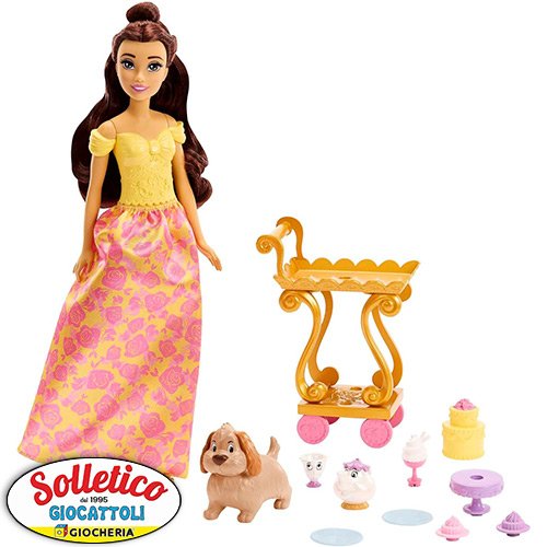 Disney Princess – Belle: Carrello Tea Time – Un Giorno da Principessa per le Tue Bambine! - immagine 3