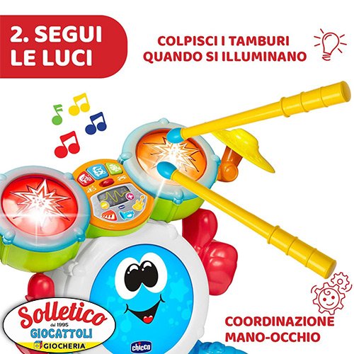 Chicco – Rocky the Drum: La Batteria Musicale Perfetta per Bambini - immagine 7