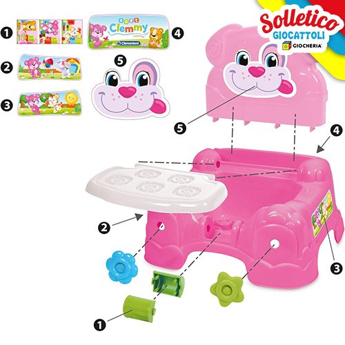 Poltroncina PortaMattoncini Bambina – Soft Clemmy: Clementoni - immagine 5