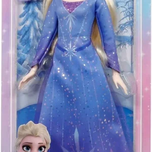 Mattel Disney Frozen – Elsa, pattinaggio sul ghiaccio | 30cm x 14cm x 5cm