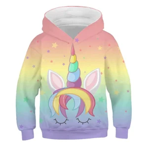 Felpa Unicorno Colorato