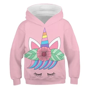 Felpa Unicorno Kawaii