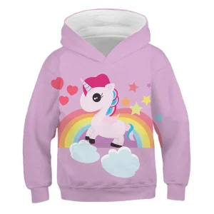 Felpa unicorno volante
