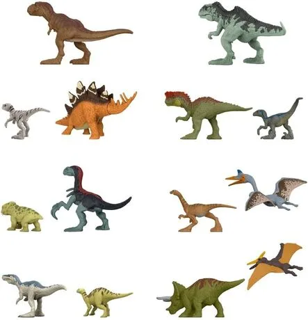 Jurassic World Mini Figures Assortite 4cm | 12cm x 5cm x 5 cm - immagine 3
